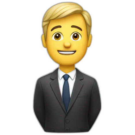 Une télé sur le petit doigt emoji