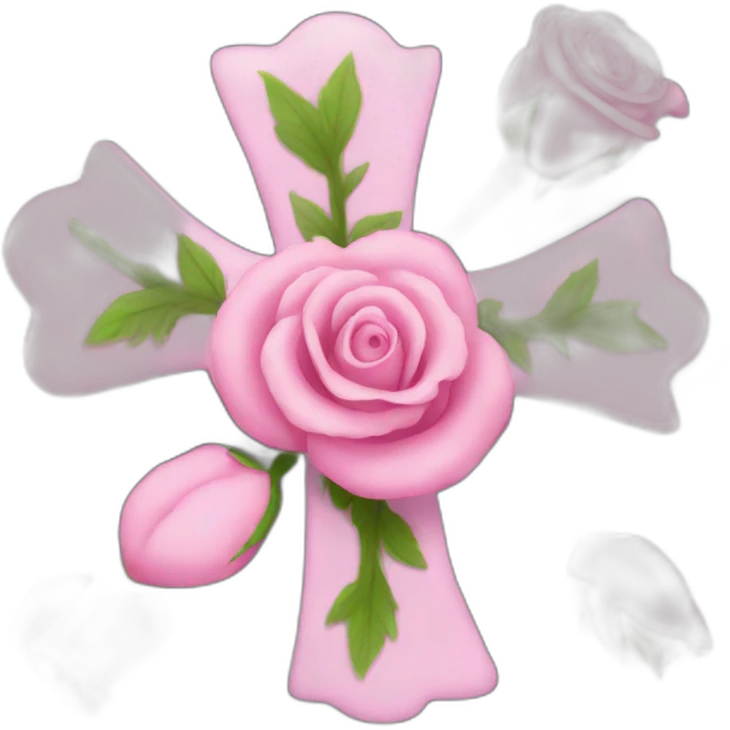 Rose Cross  emoji