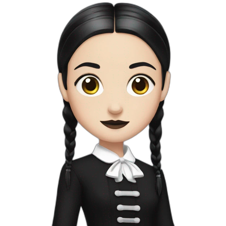 wednesday addams emoji