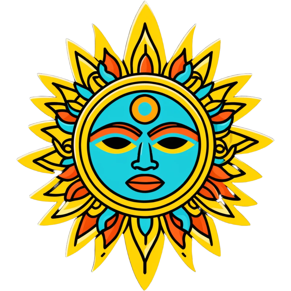 Toltec sun god emoji