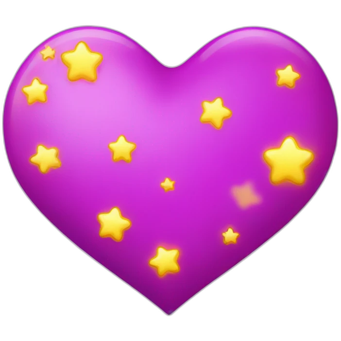 pink-and-purple-heart-with-yellow-sparkles emoji