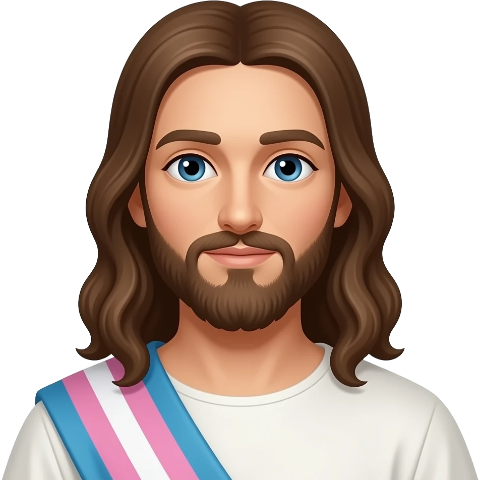 transgender jesus emoji