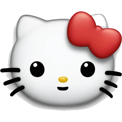 Hello kitty heart emoji emoji