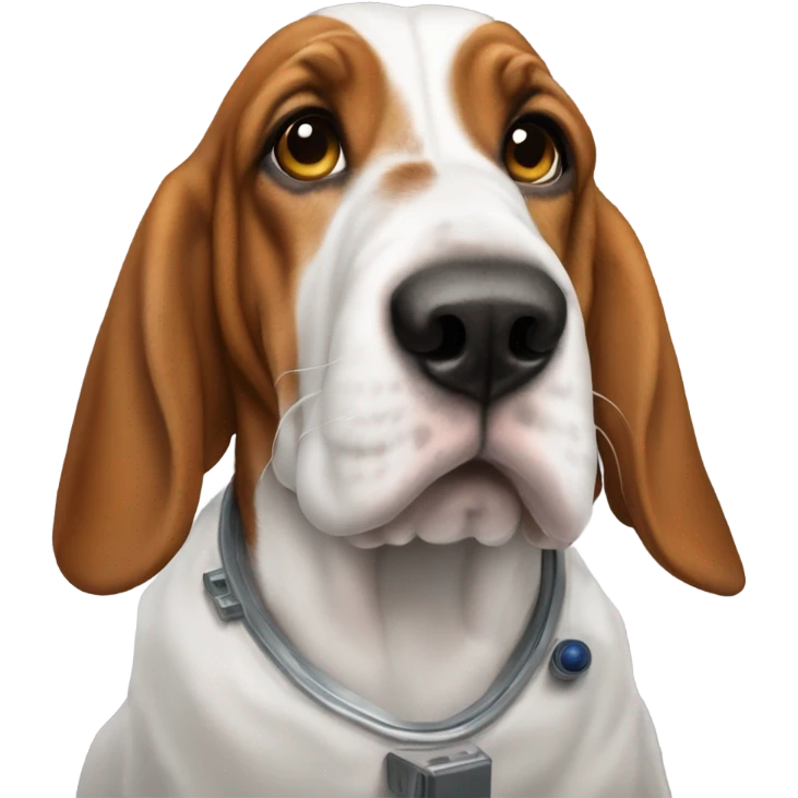 astronauta perro basset houn emoji