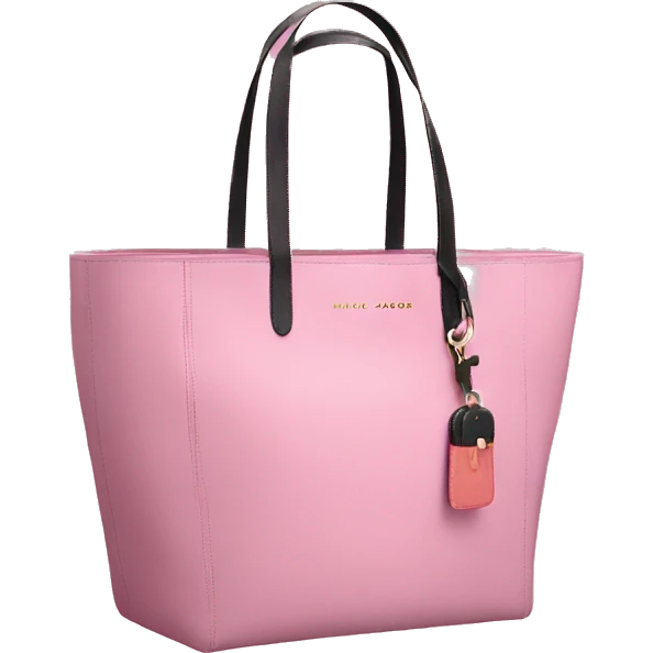 marc jacob’s tote bag in pink emoji