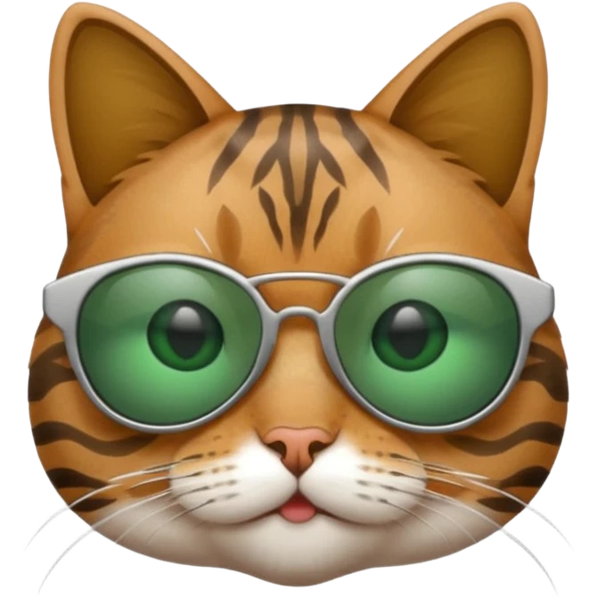 Cat wearing sunglasses emoji