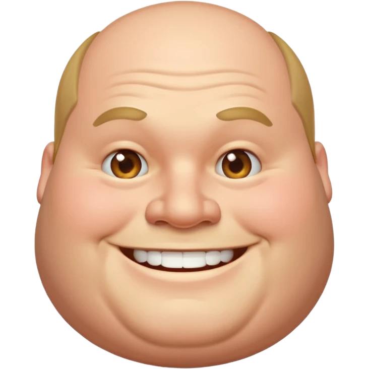Big fat man emoji
