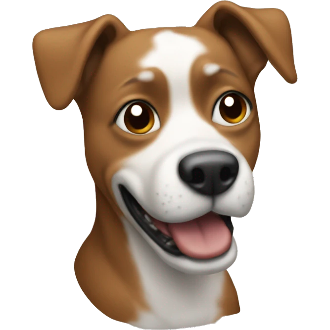 Robbie on a dog emoji