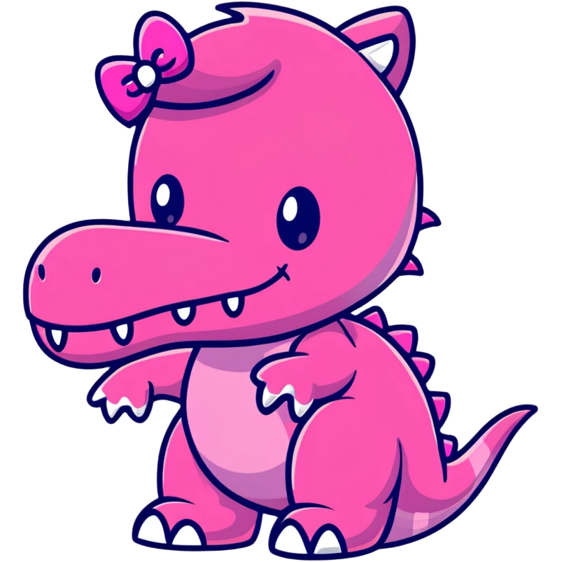 Hello Kitty Dinos  emoji