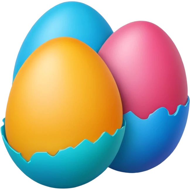 Surprise egg emoji