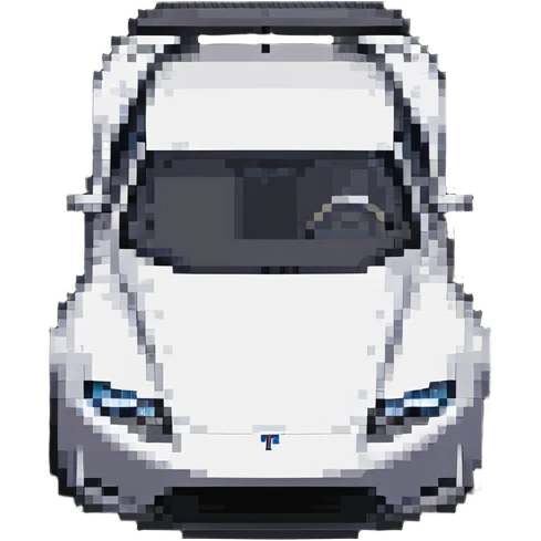 Tesla Roadster sports car emoji
