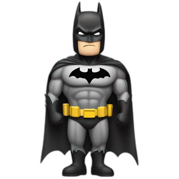 batman shrugging shoulders in confusion emoji