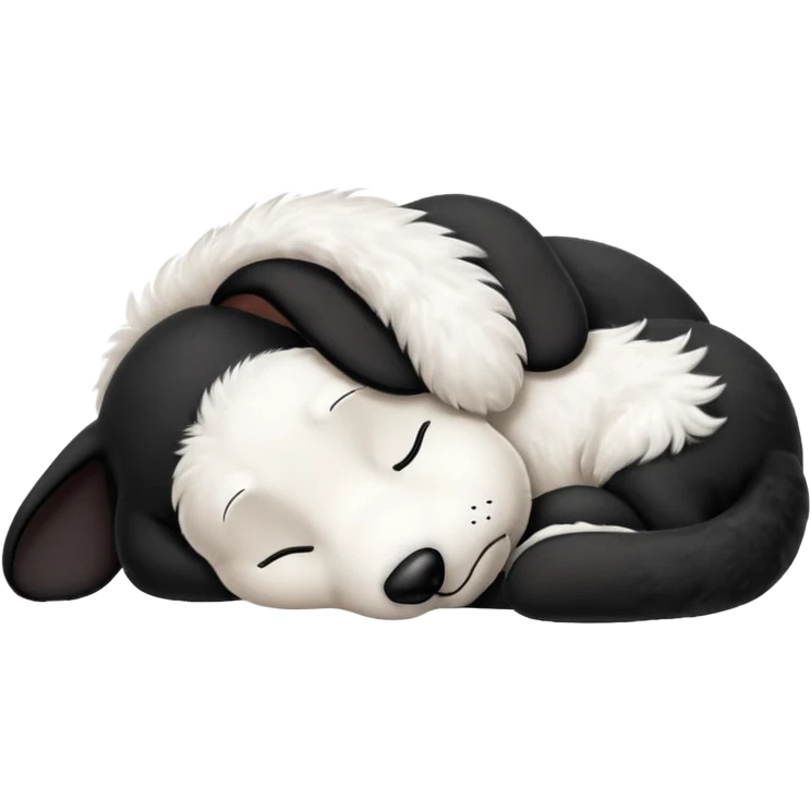 Snoopy sleppy emoji
