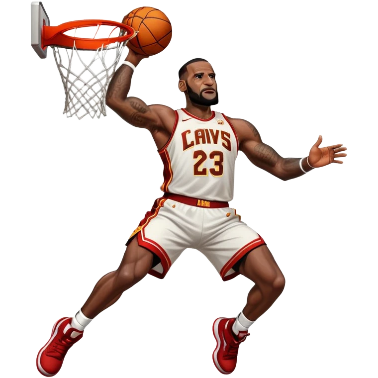 LeBron James dunking  emoji