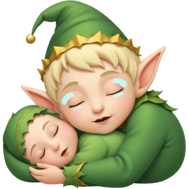 Baby elf sleepy emoji