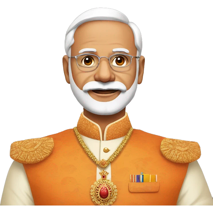 modi like a king emoji