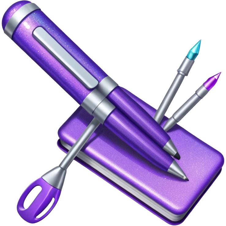 Purple Glitter administrator tools emoji