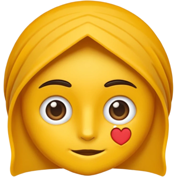 ایموجی لبخند که انگشت اشارشو چسبونده به پیشونی emoji