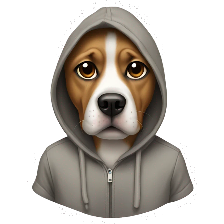 dog in a hoodie  emoji