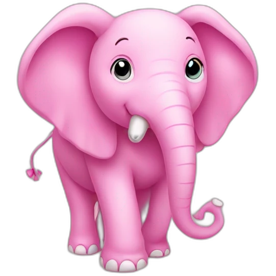 pink elephant emoji