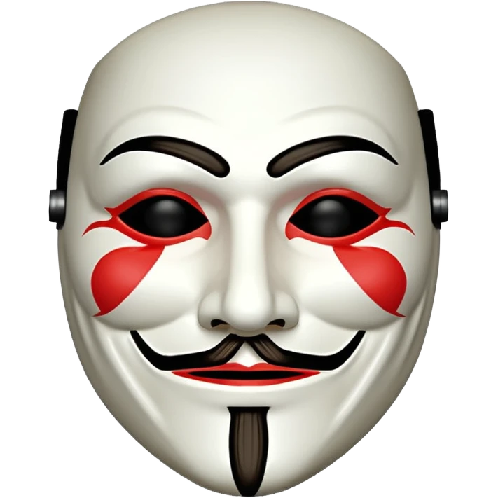 Guy Fawkes mask emoji