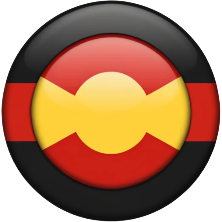 Aboriginal Australians flag without the British symbols emoji