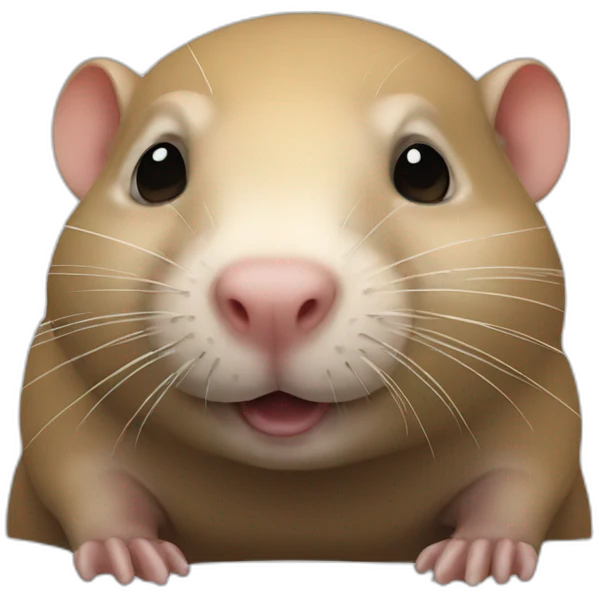 Mole rat emoji