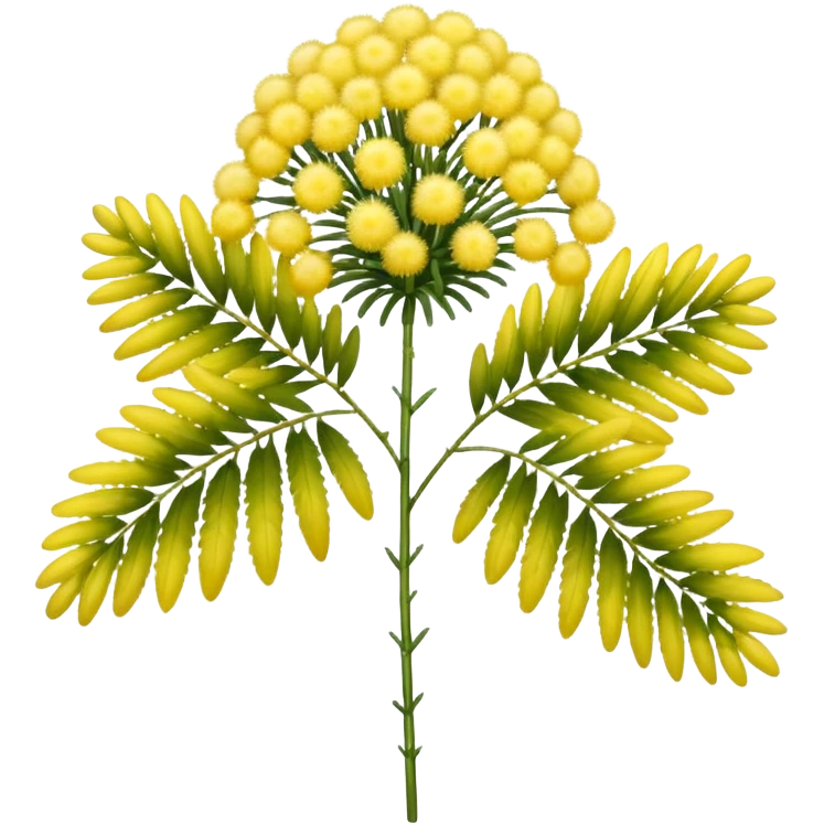 Mimosa flower  emoji