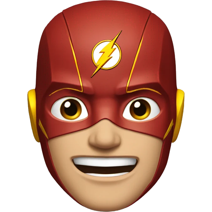 The flash super realistic ios 16 style emoji