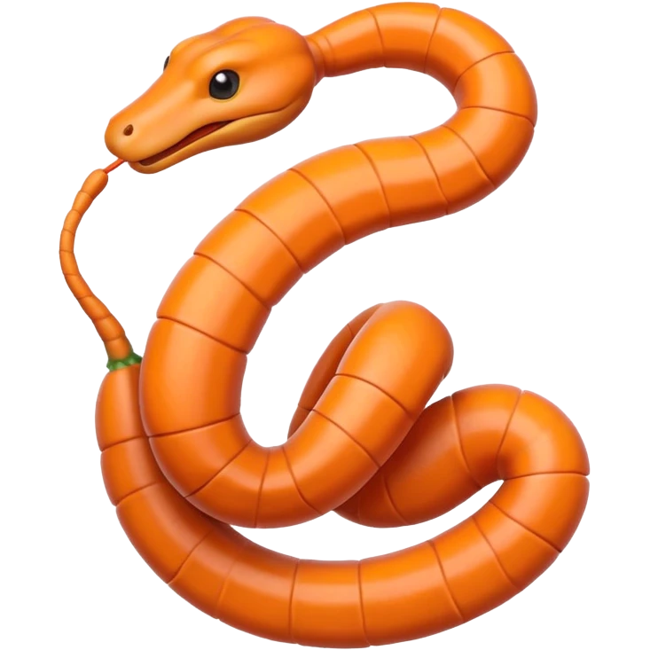морковь змея emoji