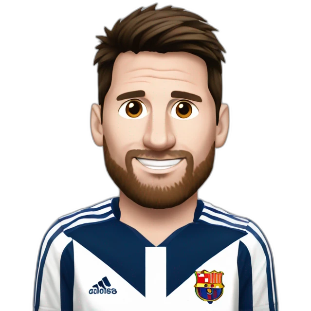 lionel messi qui marque un but emoji