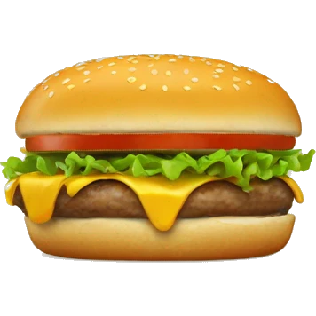 ba zi cheeseburger emoji