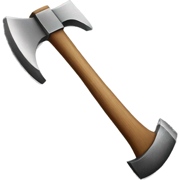 axe and hammer emoji