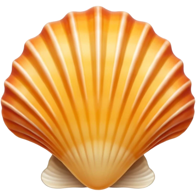 Un emojin de concha de vetor  emoji