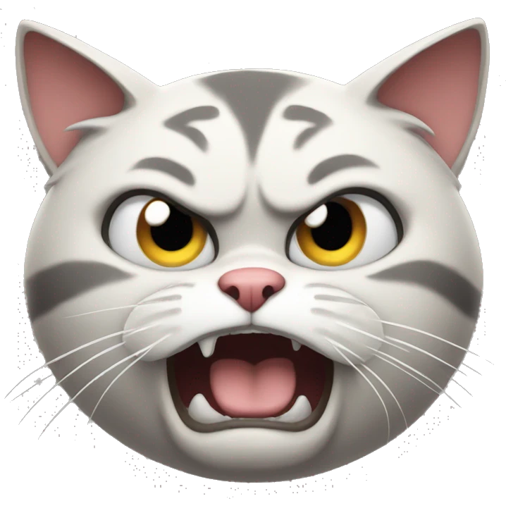 angry cat emoji