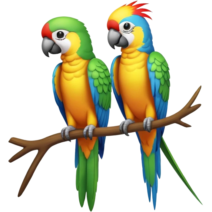Sf parrots  emoji
