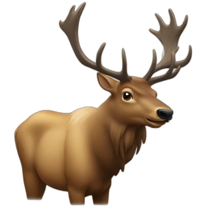 Elk calling emoji