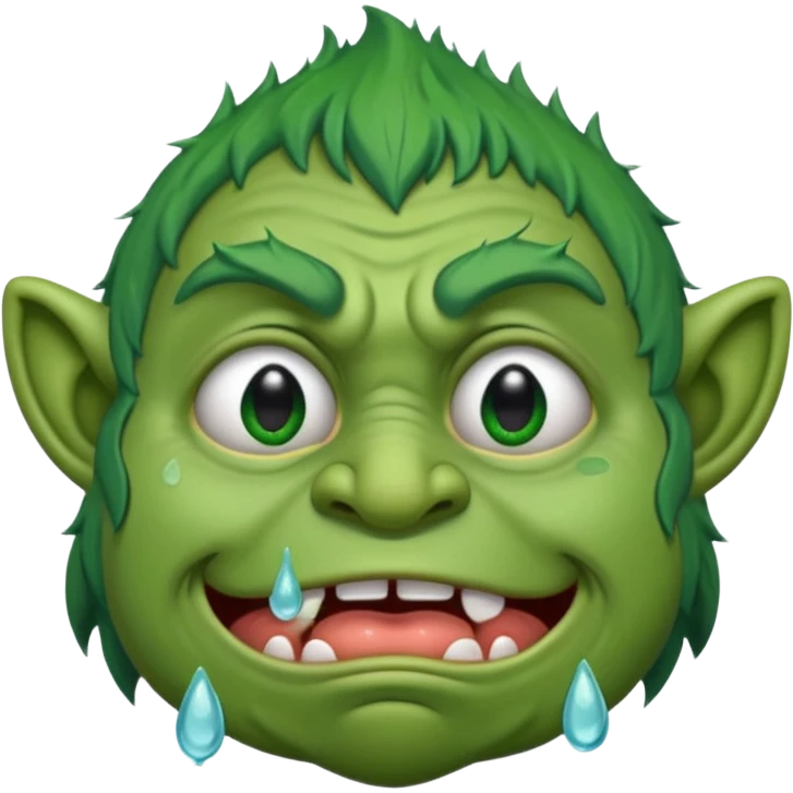 Troll crying  emoji