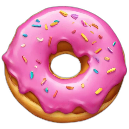 A donut gaming emoji