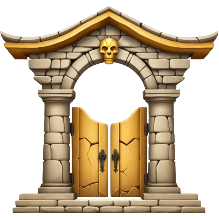 Cracked Temple Gate emoji