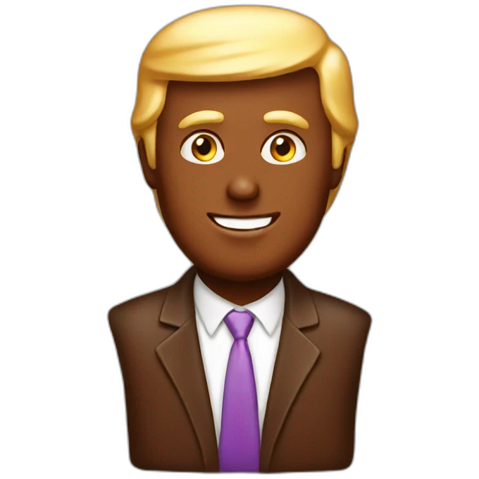 chocolate trump emoji