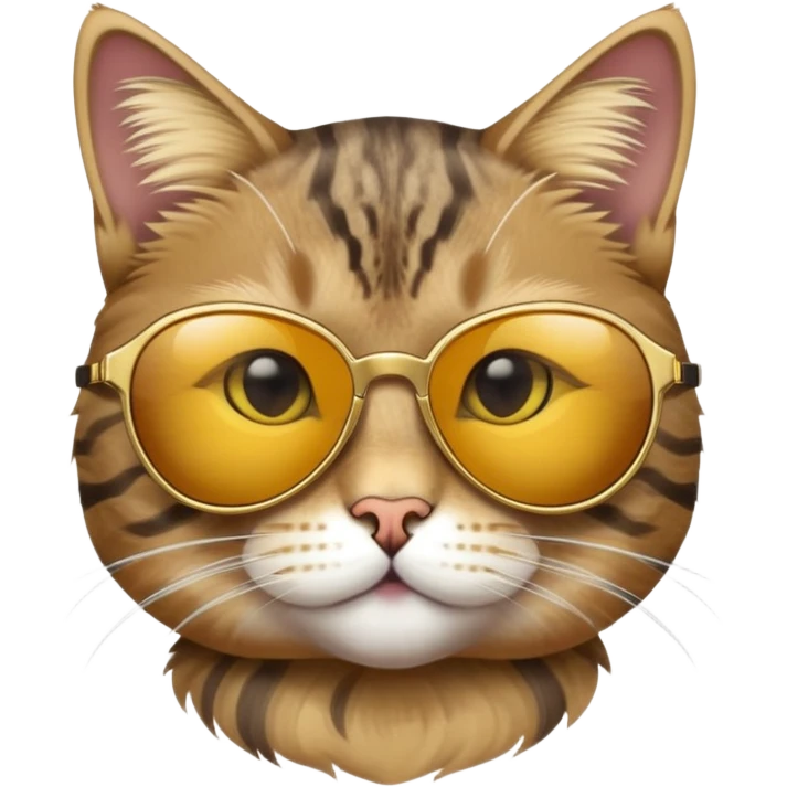 Cat wearing sunglasses emoji