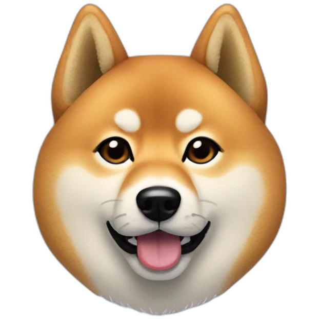 shiba inu men beard emoji
