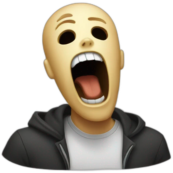 Scream emoji
