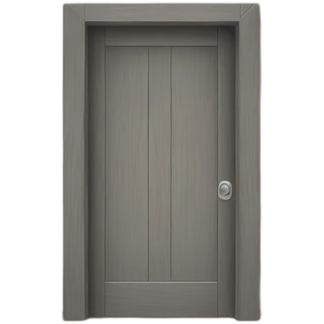 door wood gray style open emoji