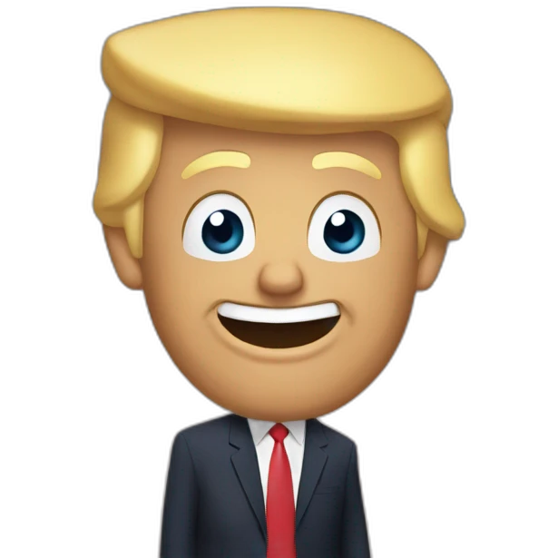 Trump qui fait un doigt emoji