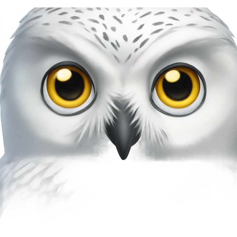 Female snowy owl  emoji