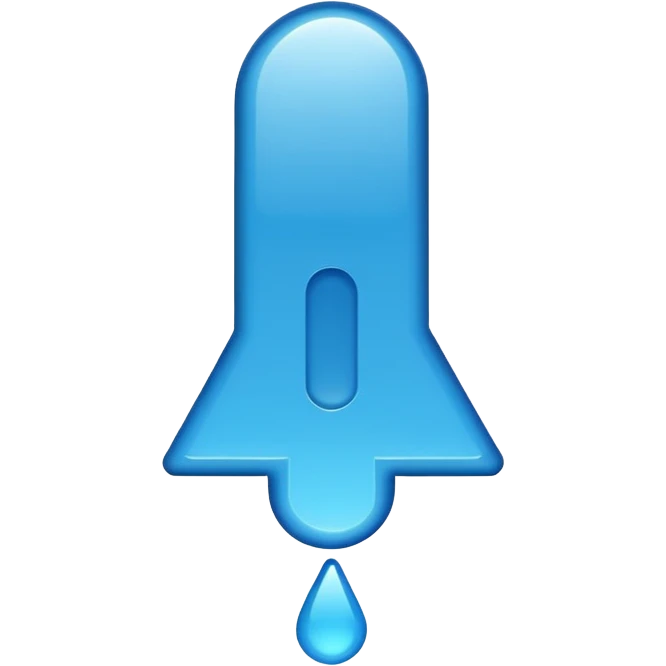 Blue Exclamation mark emoji