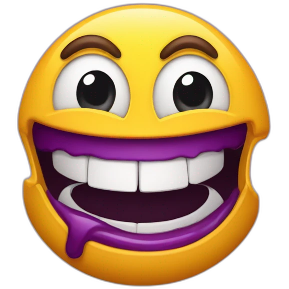 McDonald’s Grimace  emoji