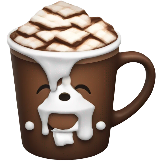 A hot chocolate  emoji